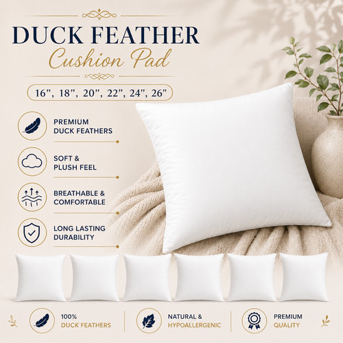Cushion pads duck feather - duck,