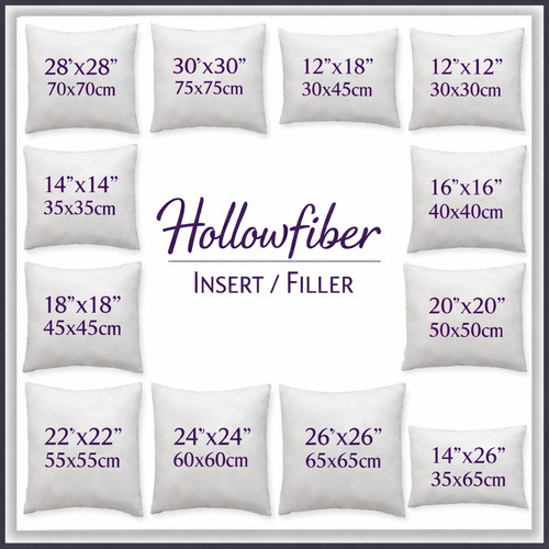 Hollowfibre cushion pads - hollowfibre,