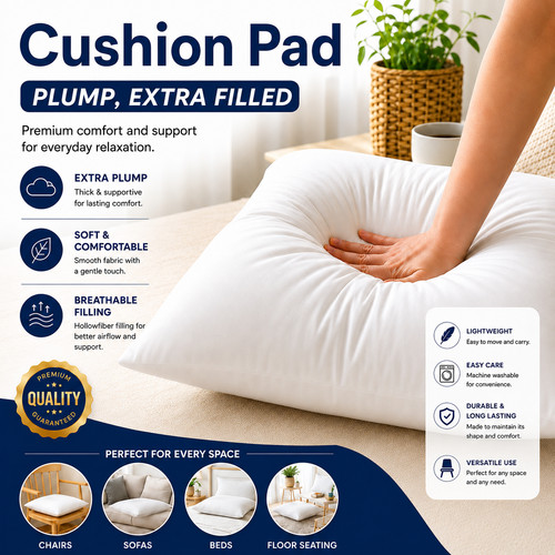 Hollowfiber cushion pads - cushion,