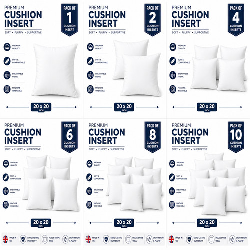 20x20 cushion inserts pack - 20x20,